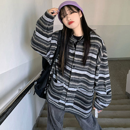 Striped Hip Hop Sweater